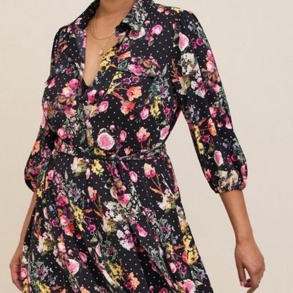 Torrid Floral Dress Dress Size 2